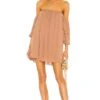 Camila Coelho Dulce Mini Dress Taupe 1 Camila Coelho Dulce Mini Dress Taupe -Camila coelho Sales COEL WD137 V1