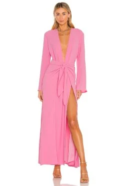 Camila Coelho Millie Maxi Dress Mango -Camila coelho Sales COEL WD142 V1