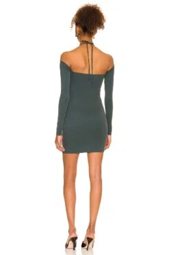 Camila Coelho Leah Mini Dress Emerald Green -Camila coelho Sales COEL WD204 V3