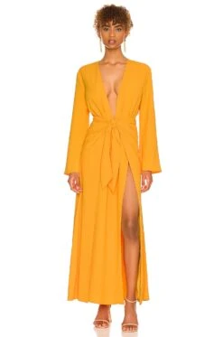 Camila Coelho Millie Maxi Dress Mango -Camila coelho Sales COEL WD210 V1 1