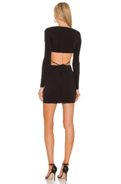 Camila Coelho Bessye Mini Dress Black 7 Camila Coelho Bessye Mini Dress Black -Camila coelho Sales COEL WD228 V3