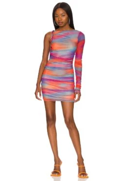 Camila Coelho Seri Mini Dress Rainbow 12 Camila Coelho Seri Mini Dress Rainbow -Camila coelho Sales COEL WD242 V1 1