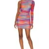Camila Coelho Seri Mini Dress Rainbow 1 Camila Coelho Seri Mini Dress Rainbow -Camila coelho Sales COEL WD242 V1
