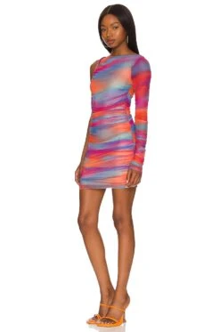 Camila Coelho Seri Mini Dress Rainbow 10 Camila Coelho Seri Mini Dress Rainbow -Camila coelho Sales COEL WD242 V3