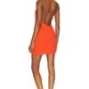 Camila Coelho Rebecca Mini Dress Mandarin Red 2 Camila Coelho Rebecca Mini Dress Mandarin Red -Camila coelho Sales COEL WD247 V1