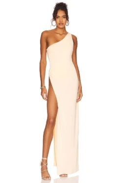 Camila Coelho Aphrodite Maxi Dress Vanilla Cake
