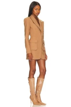 Camila Coelho Cristiana Blazer Dress Camel 8 Camila Coelho Cristiana Blazer Dress Camel -Camila coelho Sales COEL WD253 V3