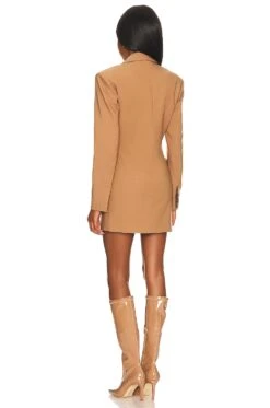 Camila Coelho Cristiana Blazer Dress Camel 9 Camila Coelho Cristiana Blazer Dress Camel -Camila coelho Sales COEL WD253 V4