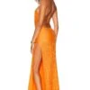 Camila Coelho Joy Maxi Dress Orange Citrus