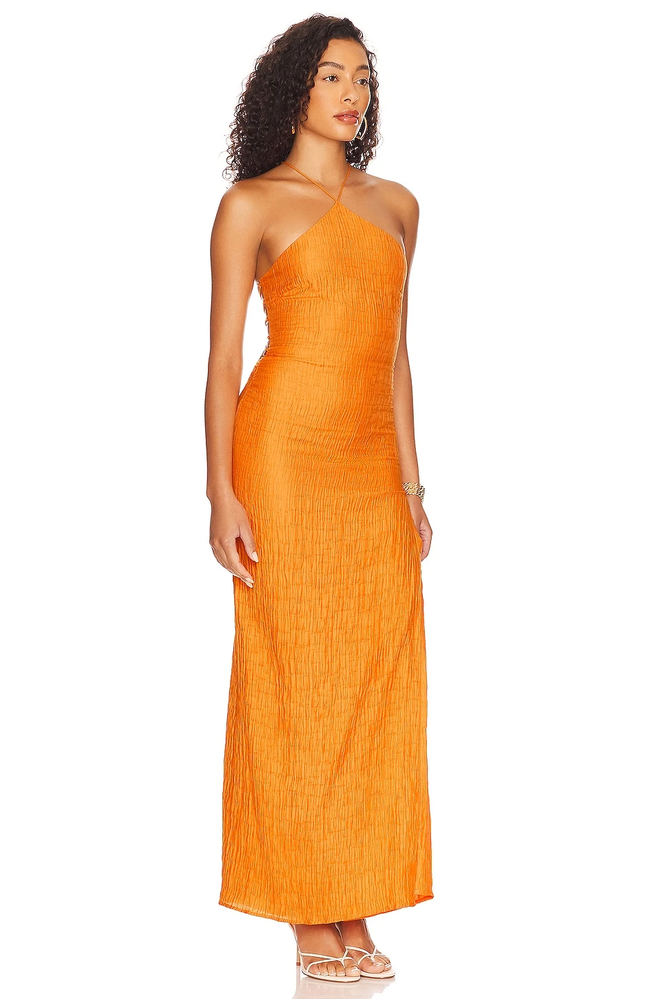 Camila Coelho Joy Maxi Dress Orange Citrus 5 Camila Coelho Joy Maxi Dress Orange Citrus - Image 3