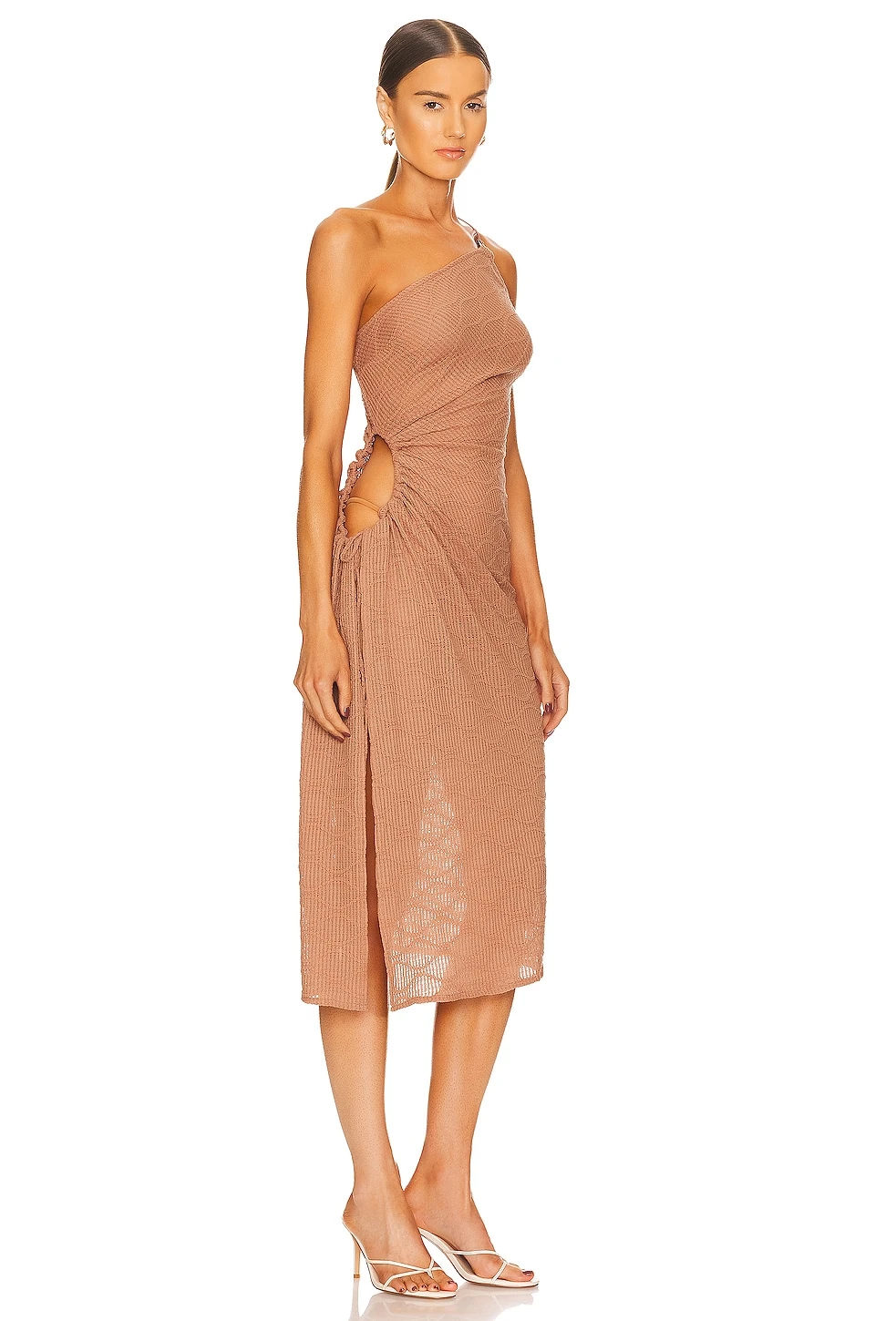 Camila Coelho Kiara Midi Dress Clay 4 Camila Coelho Kiara Midi Dress Clay - Image 2