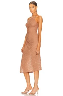 Camila Coelho Kiara Midi Dress Clay 8 Camila Coelho Kiara Midi Dress Clay -Camila coelho Sales COEL WD260 V3