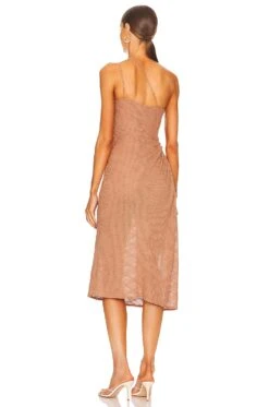 Camila Coelho Kiara Midi Dress Clay 9 Camila Coelho Kiara Midi Dress Clay -Camila coelho Sales COEL WD260 V4