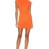 Camila Coelho Khloe Mini Dress Sunset Orange