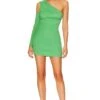 Camila Coelho Everly Mini Dress Green -Camila coelho Sales COEL WD277 V1