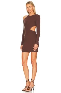 Camila Coelho Maya Mini Dress Chocolate Brown 10 Camila Coelho Maya Mini Dress Chocolate Brown -Camila coelho Sales COEL WD290 V4