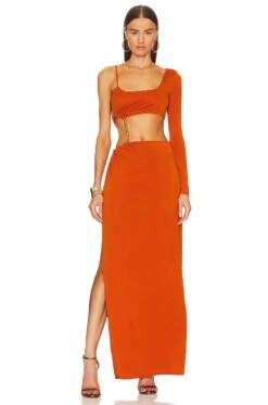 Camila Coelho X REVOLVE Jocelyn Maxi Dress Rust