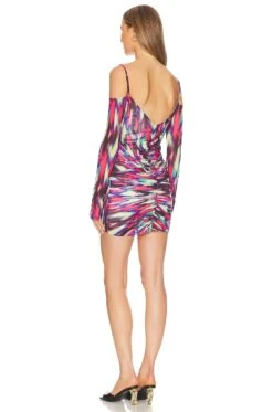 Camila Coelho Vivian Mini Dress Blue Hallucinogen 7 Camila Coelho Vivian Mini Dress Blue Hallucinogen -Camila coelho Sales COEL WD335 V3