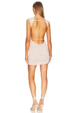 Camila Coelho Sammie Mini Dress Sand 7 Camila Coelho Sammie Mini Dress Sand -Camila coelho Sales COEL WD336 V3