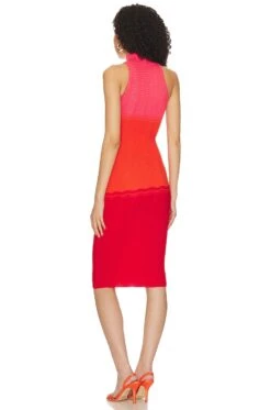 Camila Coelho Cressida Dress Red & Orange Ombre 9 Camila Coelho Cressida Dress Red & Orange Ombre -Camila coelho Sales COEL WD342 V3