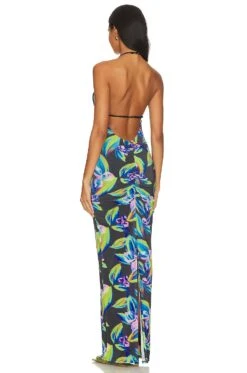 Camila Coelho Maren Maxi Dress Blue Petal 7 Camila Coelho Maren Maxi Dress Blue Petal -Camila coelho Sales COEL WD354 V3