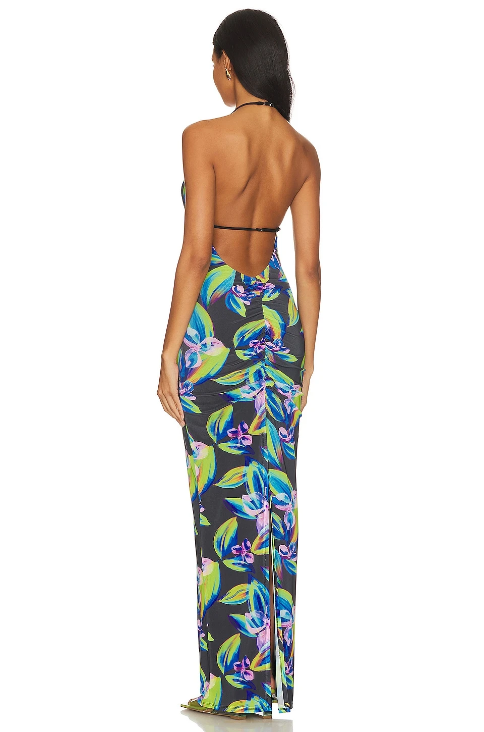 Camila Coelho Maren Maxi Dress Blue Petal 5 Camila Coelho Maren Maxi Dress Blue Petal - Image 3