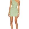 Camila Coelho Sienna Mini Dress Sage Green 2 Camila Coelho Sienna Mini Dress Sage Green -Camila coelho Sales COEL WD362 V1