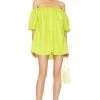 Camila Coelho Rhiannon Mini Dress Apple Green