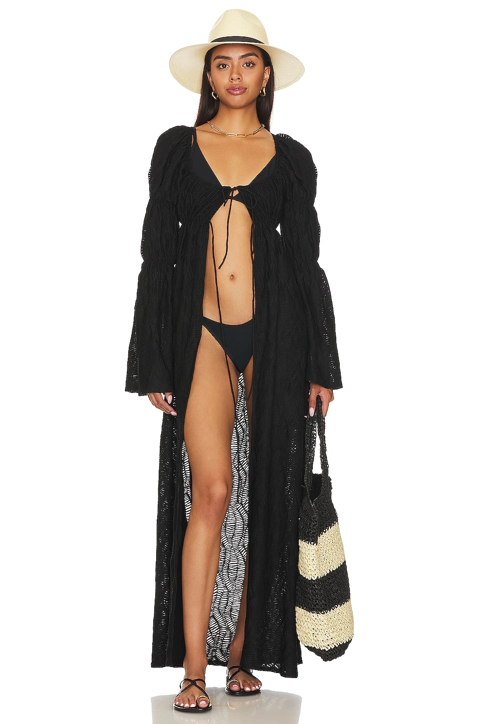 Camila Coelho Hyacinth Maxi Dress Black 6 Camila Coelho Hyacinth Maxi Dress Black - Image 4