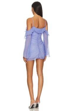 Camila Coelho Violaine Mini Dress Pale Violet 7 Camila Coelho Violaine Mini Dress Pale Violet -Camila coelho Sales COEL WD387 V3