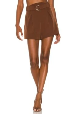 Camila Coelho Maricela Short Nude Toffee -Camila coelho Sales COEL WF27 V1