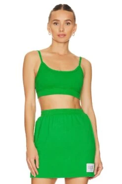 Camila Coelho Sierra Bra Grass Green