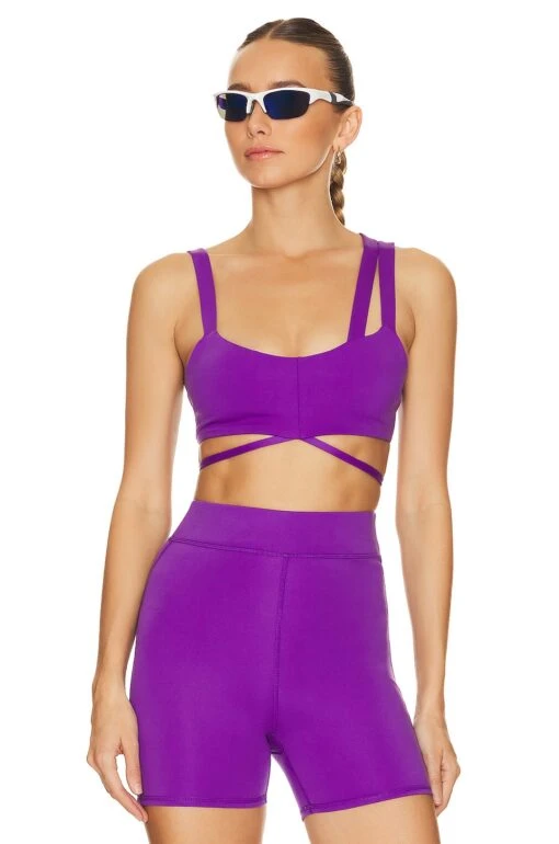 Camila Coelho Marcia Sports Bra Royal Purple 8 Camila Coelho Marcia Sports Bra Royal Purple -Camila coelho Sales COEL WI5 V1