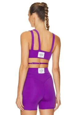 Camila Coelho Marcia Sports Bra Royal Purple -Camila coelho Sales COEL WI5 V4