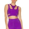 Camila Coelho Aline Sports Bra Royal Purple -Camila coelho Sales COEL WI6 V1