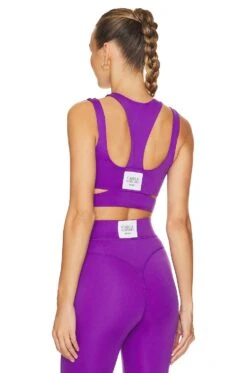 Camila Coelho Aline Sports Bra Royal Purple -Camila coelho Sales COEL WI6 V3