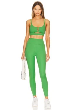 Camila Coelho Gianna Sports Bra Grass Green -Camila coelho Sales COEL WI8 V4