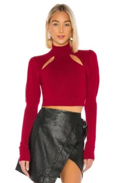 Camila Coelho Elisha Sweater Red
