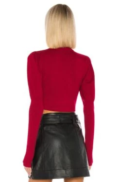 Camila Coelho Elisha Sweater Red -Camila coelho Sales COEL WK15 V3