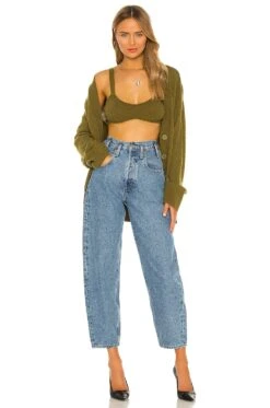 Camila Coelho Trista Oversized Cardigan Green -Camila coelho Sales COEL WK33 V4