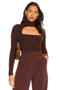 Camila Coelho Roscoe Sweater Deep Red -Camila coelho Sales COEL WK52 V1