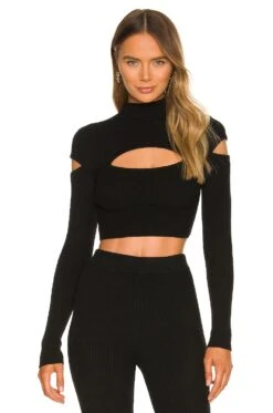 Camila Coelho Titus Sweater Black -Camila coelho Sales COEL WK61 V1 1