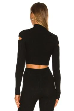 Camila Coelho Titus Sweater Black -Camila coelho Sales COEL WK61 V3