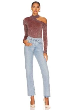 Camila Coelho Bexley Sweater Chocolate Shimmer -Camila coelho Sales COEL WK77 V5