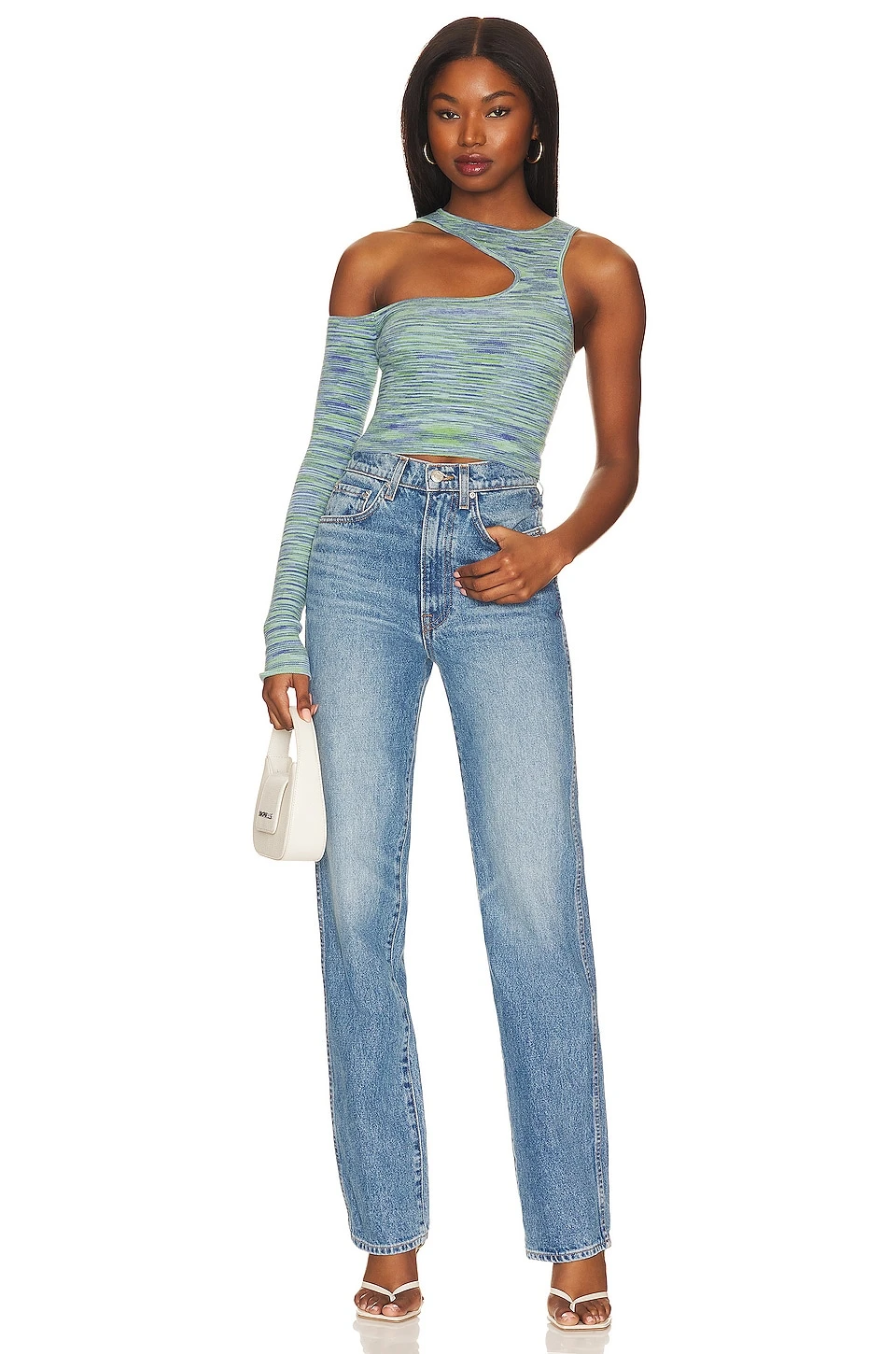 Camila Coelho Aideen Cut Out Knit Top Blue Spacedye 7 Camila Coelho Aideen Cut Out Knit Top Blue Spacedye - Image 5