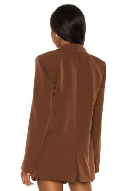 Camila Coelho Morena Blazer Dark Chocolate -Camila coelho Sales COEL WO24 V4