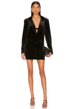 Camila Coelho Lori Oversized Blazer Black -Camila coelho Sales COEL WO33 V4