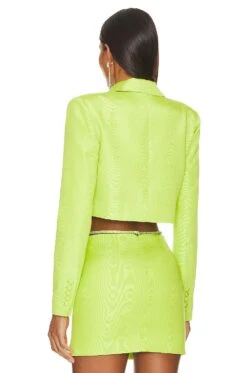 Camila Coelho Hannah Cropped Blazer Apple Green -Camila coelho Sales COEL WO50 V3