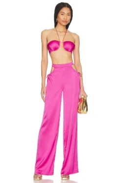 Camila Coelho Vicky Pant Hot Pink -Camila coelho Sales COEL WP100 V4