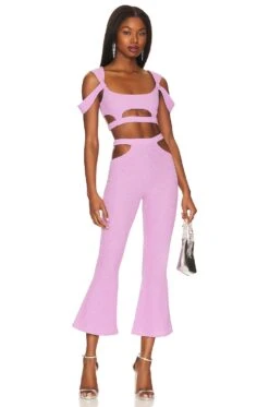 Camila Coelho Arya Cut Out Pants Purple 9 Camila Coelho Arya Cut Out Pants Purple -Camila coelho Sales COEL WP101 V4